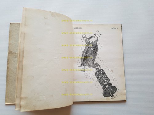 Viberti Vivi' Sport 50 motore Victoria 1957 catalogo ricambi originale