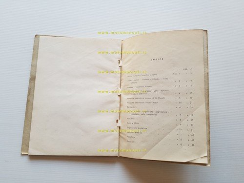 Viberti Vivi' Sport 50 motore Victoria 1957 catalogo ricambi originale