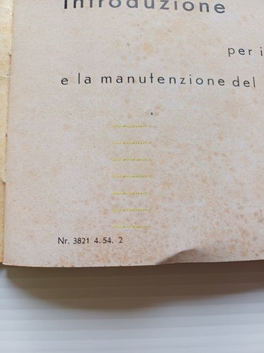 Victoria 50 Vicky 1954 manuale uso manutenzione libretto originale Italiano