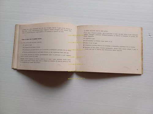 Victoria 50 Vicky 1954 manuale uso manutenzione libretto originale Italiano