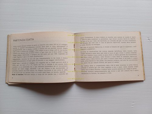 Victoria 50 Vicky 1954 manuale uso manutenzione libretto originale Italiano