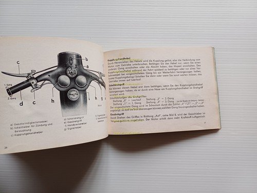 Victoria 50 Vicky III N-IV Export 1957 manuale uso libretto …