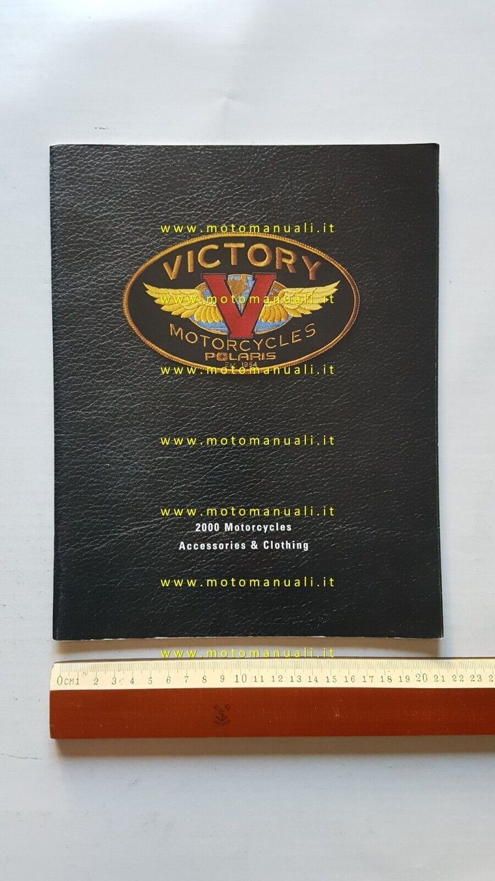Victory Motorcycles produzione 2000 depliant originale testo inglese