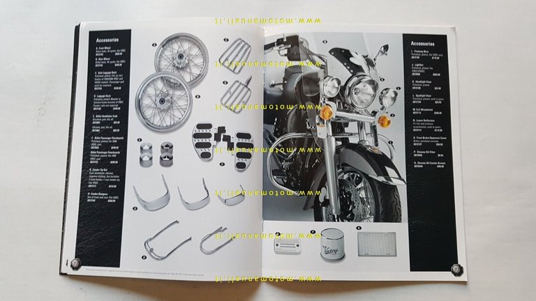 Victory Motorcycles produzione 2000 depliant originale testo inglese