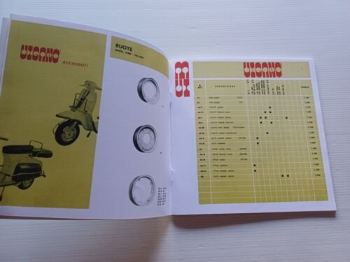 Vigan catalogo generale accessori Lambretta anni 60 RIPRODUZIONE