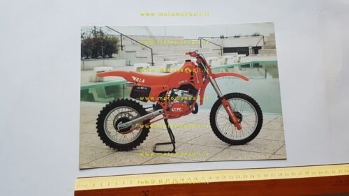 Villa 125 Cross MCA 1983 depliant originale italiano