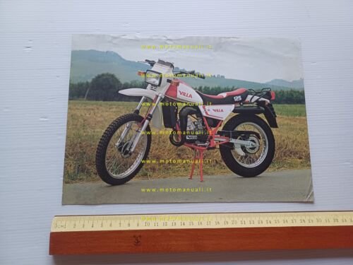 Villa 125 Enduro 1983 depliant originale italiano