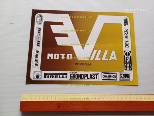 Villa 250 MC Cross 1982 depliant moto originale brochure prospekt