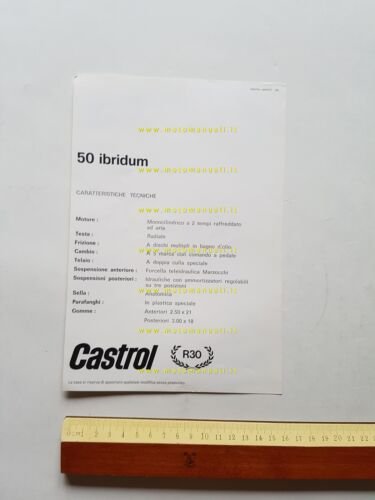 Villa 50 Ibridum depliant originale italiano