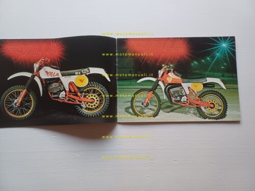 Villa catalogo produzione tutti modelli 1981 depliant originale italiano