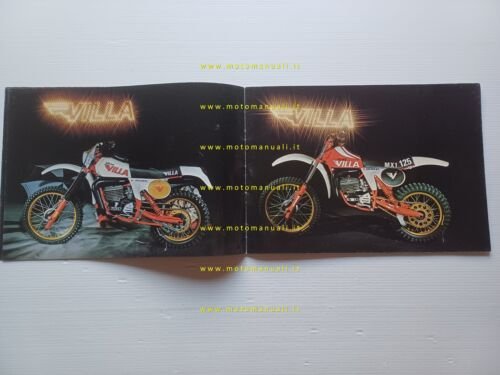 Villa catalogo produzione tutti modelli 1981 depliant originale italiano