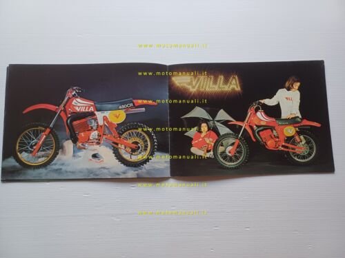 Villa catalogo produzione tutti modelli 1981 depliant originale italiano