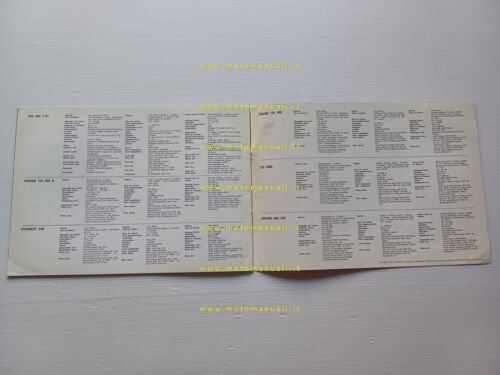 Villa catalogo produzione tutti modelli 1981 depliant originale italiano