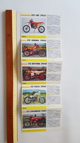 Villa produzione moto modelli 1984 depliant originale italiano