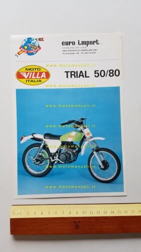 Villa Trial 50 - 80 depliant originale italiano