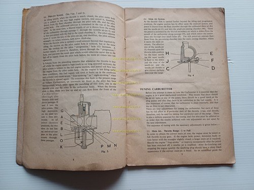 Villiers motore MK 9E/4 200 1955 manuale uso +cat. ricambi …