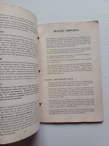 Villiers motori 250 Mark 2T-350 Mark 3T 1960 manuale uso …
