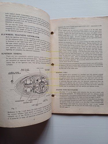 Villiers motori 250 Mark 2T-350 Mark 3T 1960 manuale uso …