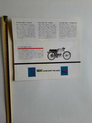 Viv 48 Super Sport 3 Marce depliant originale ITALIANO brochure