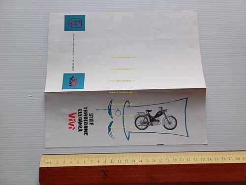 Vivì 50 Granturismo 2-3 V anni 60 depliant ciclomotore originale …