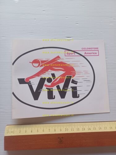 Viv 50 Sport America 1968 depliant italiano originale