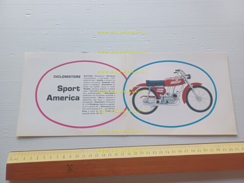 Viv 50 Sport America 1968 depliant italiano originale