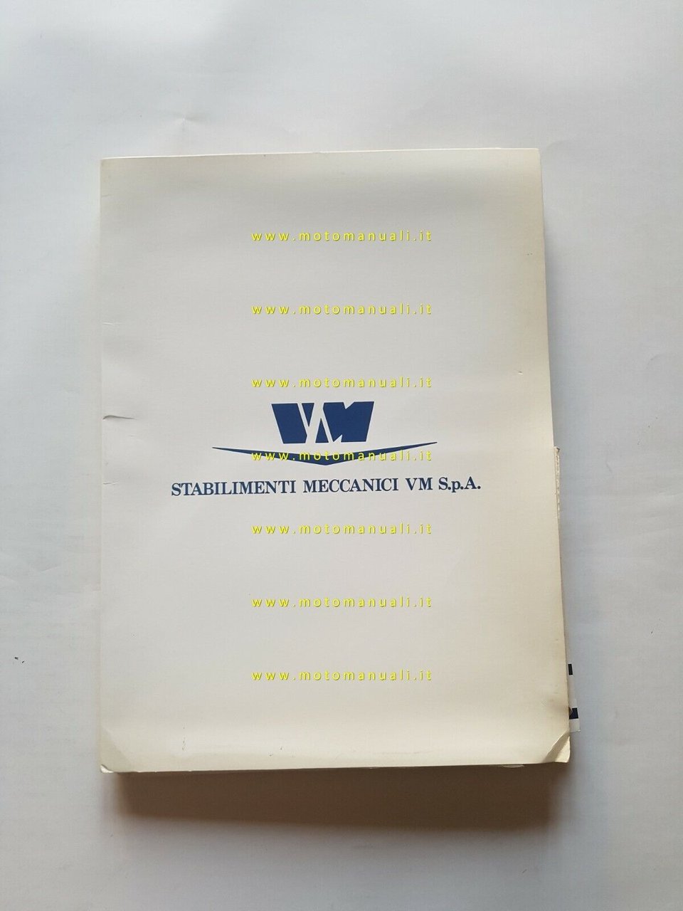 VM Motori cartella stampa motori Diesel anni 80 originale press …