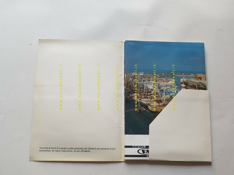 VM Motori cartella stampa motori Marini anni 80 originale press …