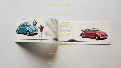 Volkswagen catalogo produzione auto anni 60 depliant originale ITALIANO