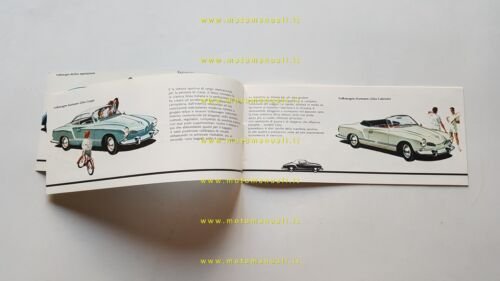 Volkswagen catalogo produzione auto anni 60 depliant originale ITALIANO