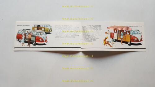 Volkswagen catalogo produzione auto anni 60 depliant originale ITALIANO