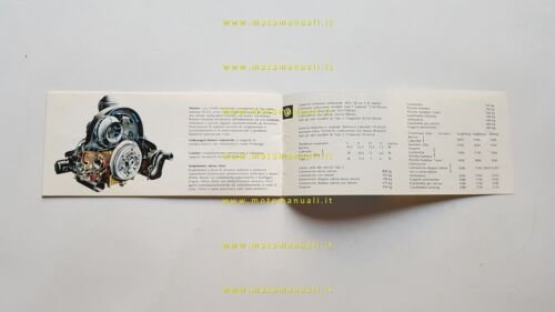 Volkswagen catalogo produzione auto anni 60 depliant originale ITALIANO