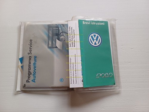 Volkswagen custodia originale manuale uso manutenzione libretto istruzioni