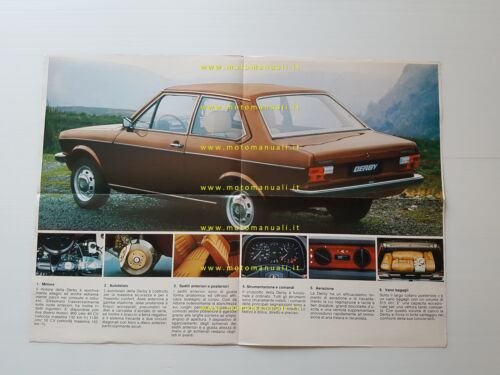 Volkswagen Derby 900 - 1100 1977 depliant originale italiano