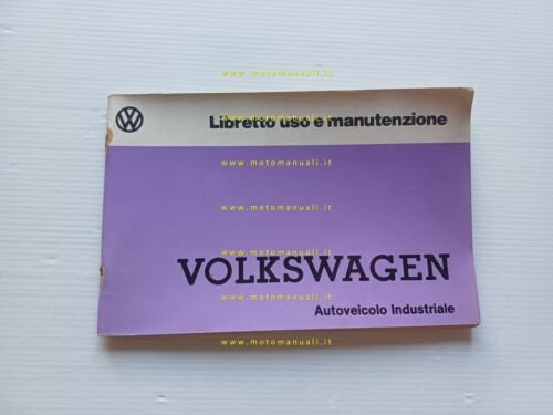Volkswagen Furgoni tutti modelli 1975 manuale uso manutenzione originale