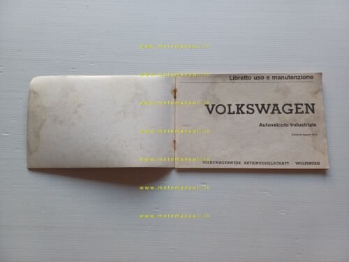 Volkswagen Furgoni tutti modelli 1975 manuale uso manutenzione originale