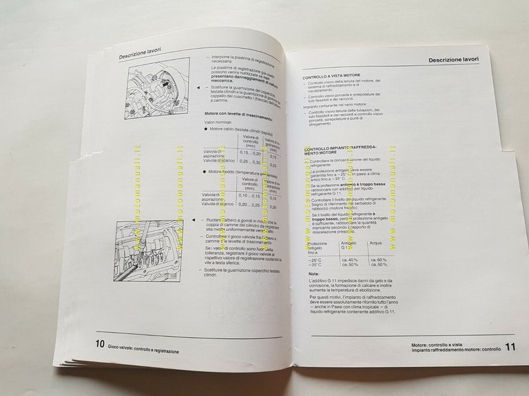 Volkswagen Golf - Jetta manuale officina manutenzione 1984-85 originale