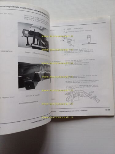 Volkswagen Golf Jetta 1984-85 manuale officina riparazione carrozzeria originale