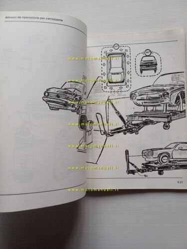 Volkswagen Golf Jetta 1984-85 manuale officina riparazione carrozzeria originale