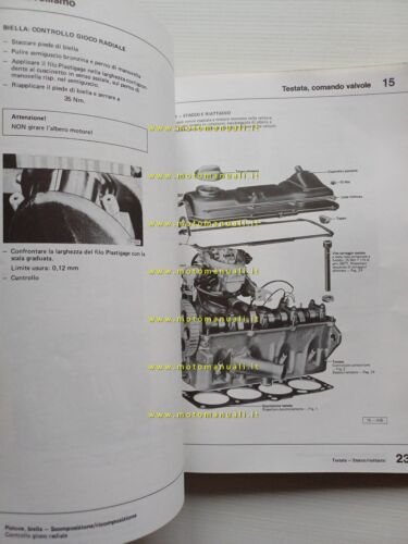 Volkswagen Golf Jetta Scirocco 1980 manuale officina motori 1.5 - …