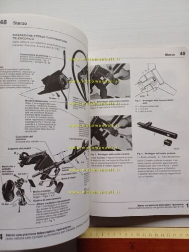 Volkswagen Golf Jetta Scirocco Caddy 1974-83 manuale officina telaio originale