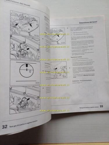 Volkswagen Golf Jetta Scirocco Caddy 1986-91 manuale manutenzione officina
