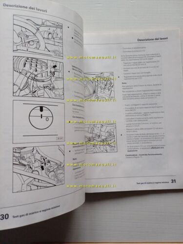 Volkswagen Golf Jetta Scirocco Caddy 1986-91 manuale manutenzione officina