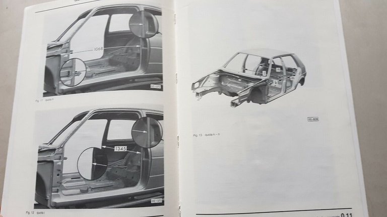 Volkswagen Golf manuale officina carrozzeria 1984 originale