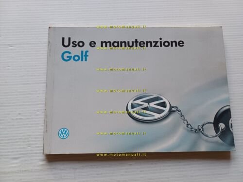 Volkswagen Golf modelli 1994 manuale uso manutenzione italiano originale
