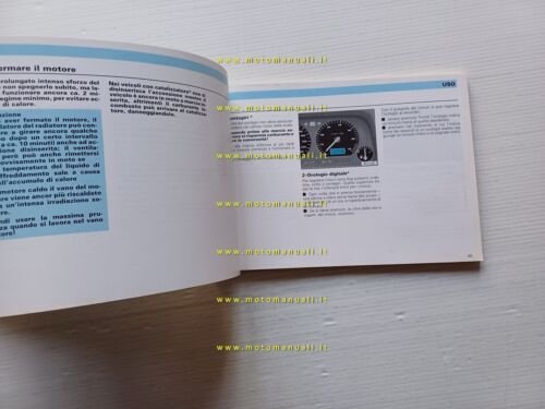 Volkswagen Golf modelli 1994 manuale uso manutenzione italiano originale