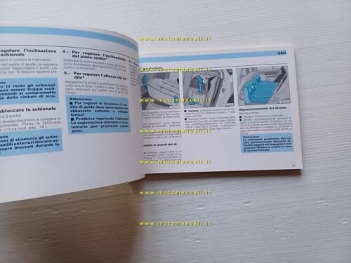 Volkswagen Golf modelli 1994 manuale uso manutenzione italiano originale