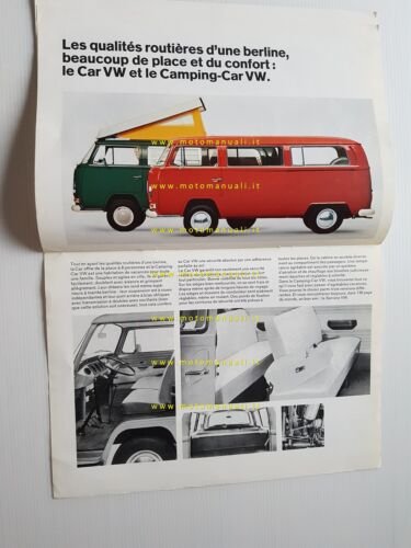 Volkswagen Maggiolino - 1300 - 1500 1969 depliant originale francese