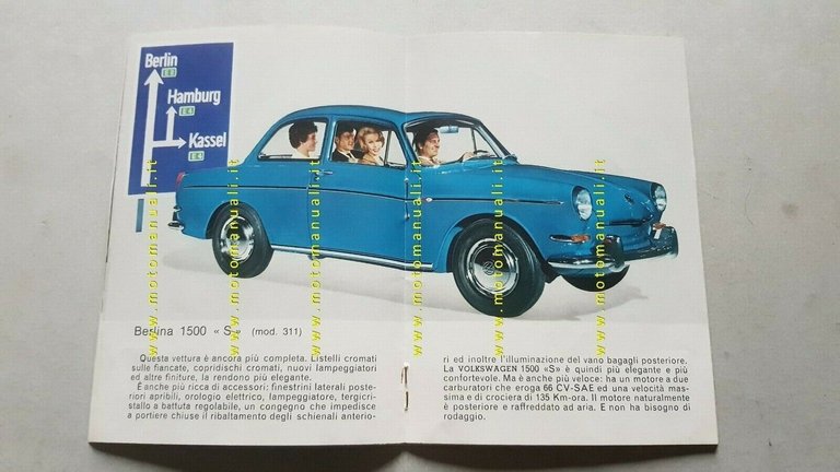 Volkswagen Maggiolino - Coup e modelli 1964 depliant originale ITALIANO