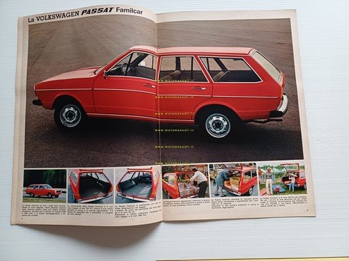 Volkswagen Maggiolino - Golf - Giardinetta 1976 depliant originale italiano